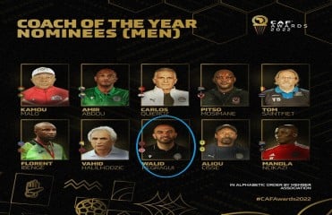 الركراكي مرشح لجائزة أفضل مدرب السنة في إفريقيا