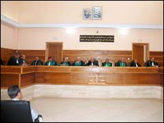 جانب من جلسة افتتاح السنة القضائية 2014 (خاص)