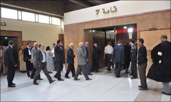 إحدى قاعات المحكمة (المغرب)
