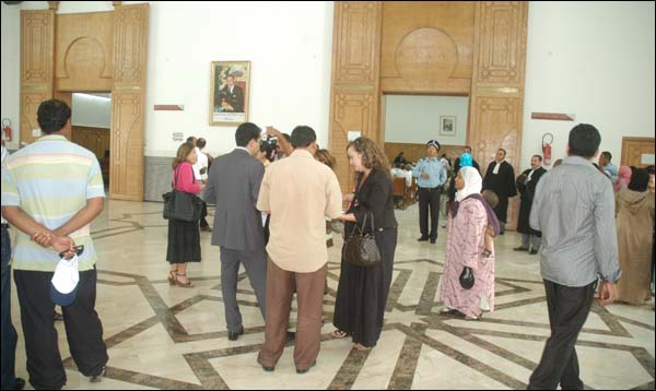 بهو المحكمة الابتدائية بالدارالبيضاء