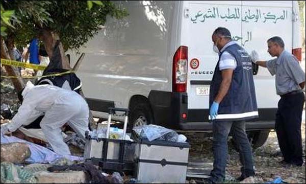 عناصر من المركز الوطني للطب الشرعي (أرشيف)