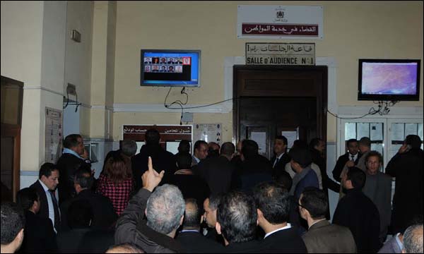لحظات انتخاب نقيب المحامين بالدارالبيضاء