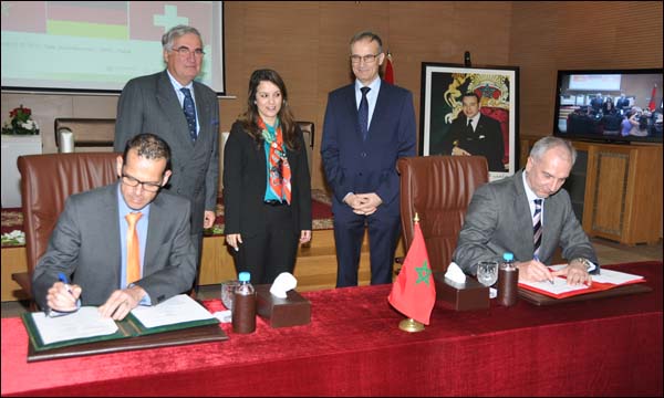 التوقيع على اتفاق التمويل السويسري المشترك لبرنامج دعم التدبير المندمج للموارد المائية بالمغرب 