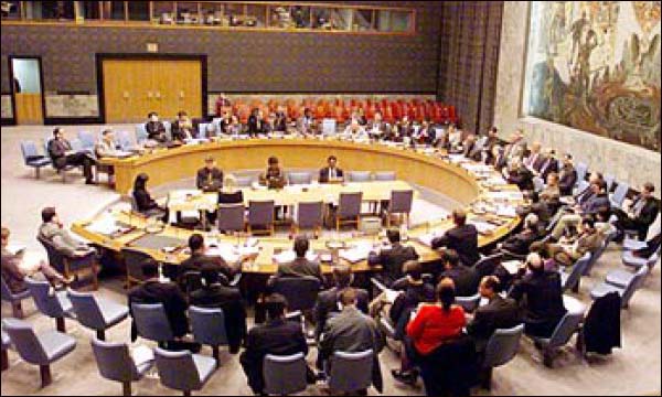 مجلس الأمن خلال التصويت على القرار الخاص باليمن