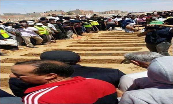 مراسيم دفن 14 ضحية من ضحايا حادث طانطان