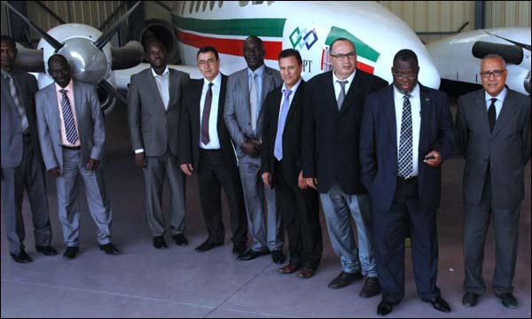 الدكتور ساليفو ديمبيلي وزير الشباب والتكوين المهني والتشغيل بوركينا فاصو والوفد المرافق له في زيارة للمغرب