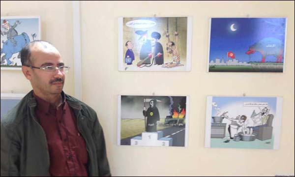 فنان الكاريكاتور عبد الله الدرقاوي