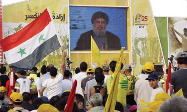 حسن نصر الله الأمين العام لحزب الله اللبناني