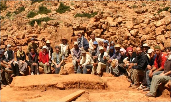 البعثة الأثرية المغربية-الفرنسية العاملة على الموقع الأثري المغربي إيكيليز