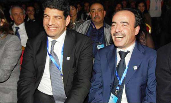 مصطفى الباكوري أمين عام حزب الأصالة والمعاصرة ونائبه إلياس العماري