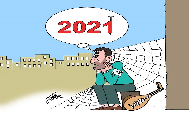 كورونا والفنان