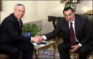 Mise en place de la «Feuille de route» : succès en demi-teinte de la mission de Colin Powell au Proche-Orient
