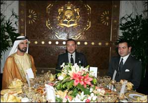 Le Souverain offre un déjeuner en l’honneur de S.A. Cheikh Mohamed Ben Rached Al Maktoum