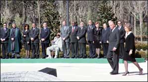 Participation de S.M. le Roi à la cérémonie en hommage aux victimes des attentats de Madrid