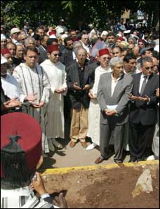 En présence de S.A.R. le Prince Moulay Rachid : Funérailles à Casablanca de Abdallah Ibrahim