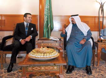 S.A.R. le Prince Moulay Rachid recu à Agadir par le Prince Soltane Ibn Abdelaziz
