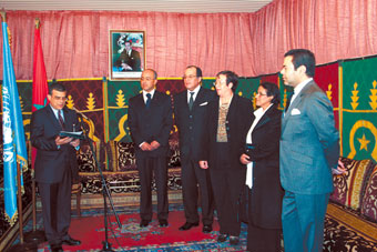 S.A.R. le Prince Moulay Rachid préside à Rabat la cérémonie de la Journée des 110ns unies au Maroc