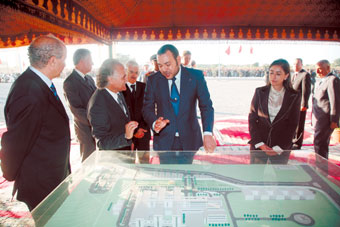 S.M. le Roi lance la construction du centre hospitalier de la province d'El Jadida