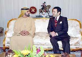 Son Altesse Cheikh Mohamed Ben Rached Al-Maktoum en visite au Maroc
