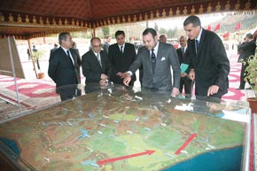 S.M. le Roi Mohammed VI lance la construction d'un barrage à Guigou (Boulemane) pour un investissement global de 110 millions de dirhams