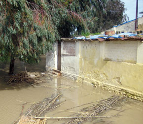 La crue de Oued Beht atteint les 7 mètres