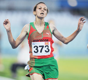 L'or pour Hanane Ouhaddou sur le 5000m