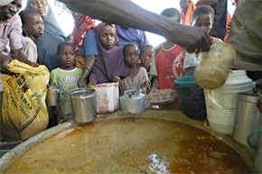 La sécheresse et les conflits aggravent la famine