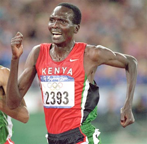 Paul Tergat sportif kenyan de la décennie