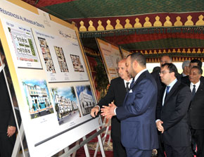 S.M. le Roi lance les travaux de la première tranche du projet «Résidences Al Mansour Zenata» dans le cadre de la ville nouvelle de Zenata