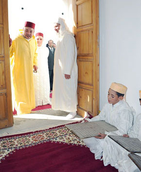 S.M. le Roi, Amir Al Mouminine, inaugure une mosquée dans le cercle de Tissa, d'un coût de 4,2 MDH