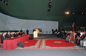 S.M. le Roi préside à Oujda la cérémonie d'ouverture des deuxièmes Assises nationales de l'énergie