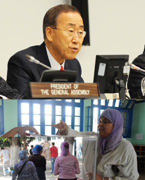 «Ban Ki-moon exprime son admiration»