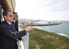 Le Président français Nicolas Sarkozy à Tanger