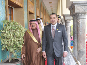 S.M. le Roi Mohammed VI reçoit le Souverain du Bahreïn