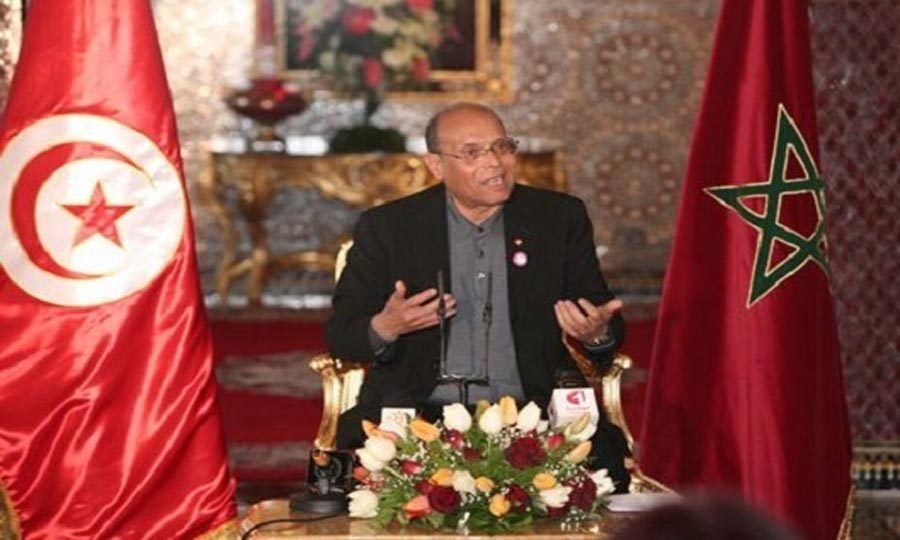 Marzouki exprime ses remerciements à S.M. le Roi