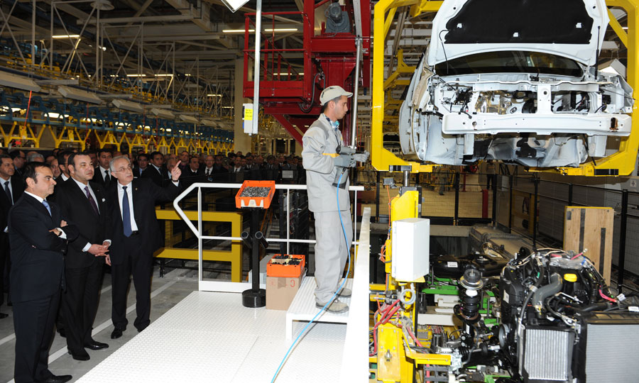 S.M. le Roi préside la cérémonie d’inauguration de l’usine Renault-Nissan Tanger, mobilisant des investissements  de 1,1 milliard d’euros