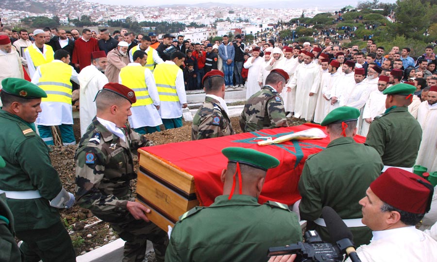 Emouvantes funérailles à M'diq d'Imad Ben Ziaten