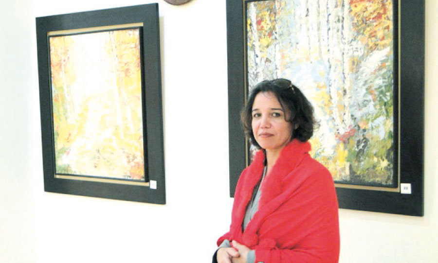 Halima Doua : le caméléon de la peinture