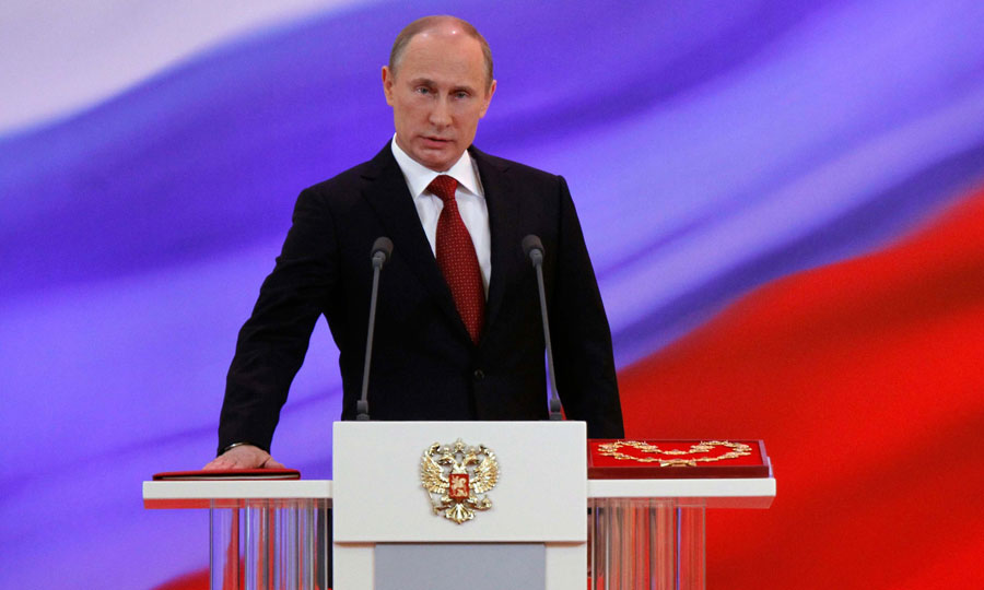 Vladimir Poutine  de nouveau président