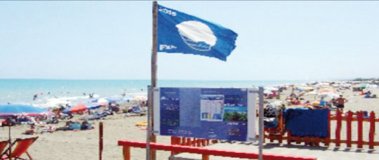 La plage Ba Kacem hisse le «Pavillon bleu»