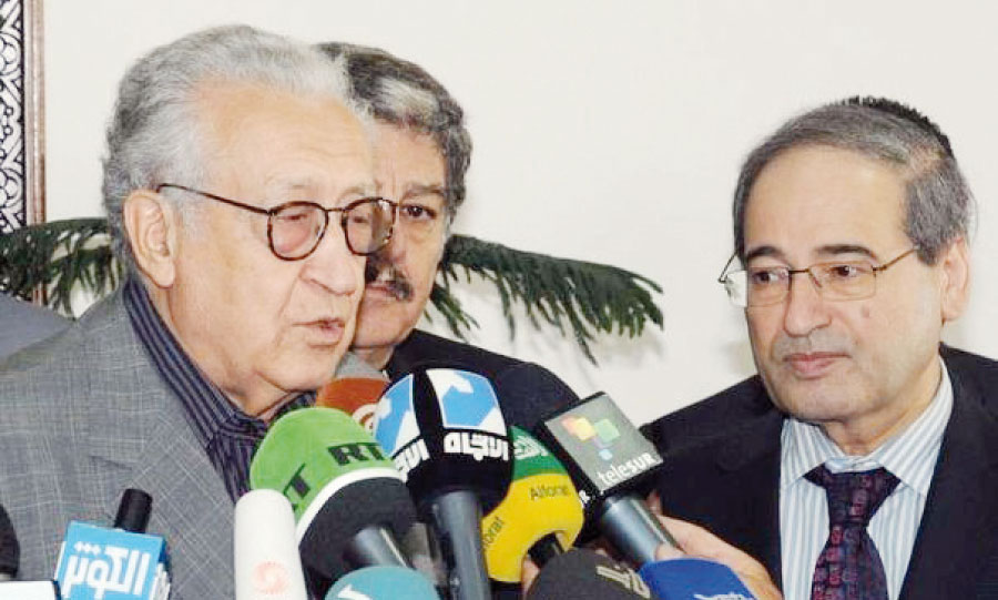 Lakhdar Brahimi dans une semaine à Moscou