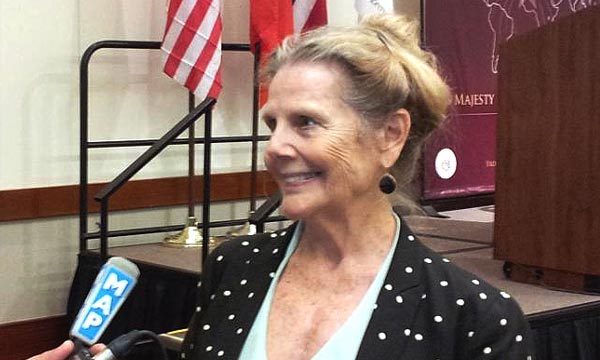 La Première Dame de Hawaii, «très impressionnée»