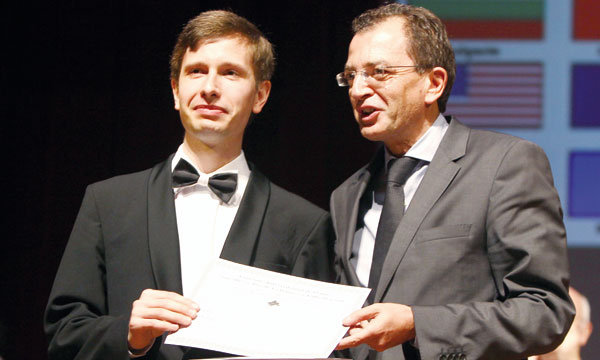 Le Grand Prix S.A.R.  la Princesse Lalla Meryem décerné à Alexey Sychev