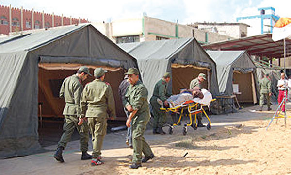 Poursuite de l’opération d’acheminement d’aides marocaines