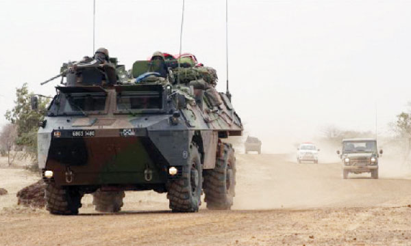Des soldats français à Kidal, dernier fief  des groupes armés