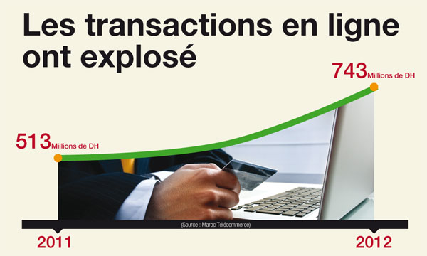 Le e-commerce a enregistré une croissance de 45% en 2012