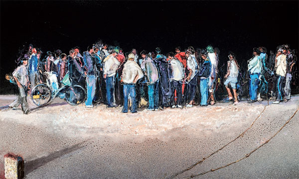 Hommage à la peinture figurative  de Meki Megara