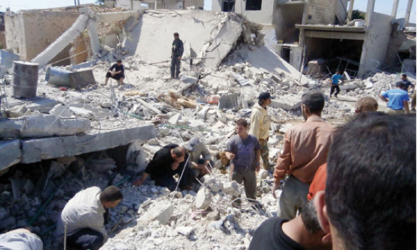 L’opposition syrienne réclame  un corridor humanitaire