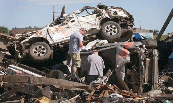 Les habitants face à une difficile reconstruction
