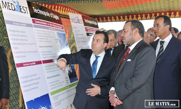 S.M. le Roi inaugure la première tranche du centre d’Offshoring «Oujda Shore»